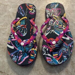 Vera Bradley Flip Flops Size 7